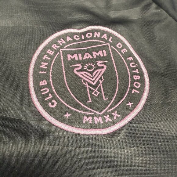 Inter Miami Messi Adidas Jersey Mens Small 17x26.5 Black 23/24 - Picture 8 of 13